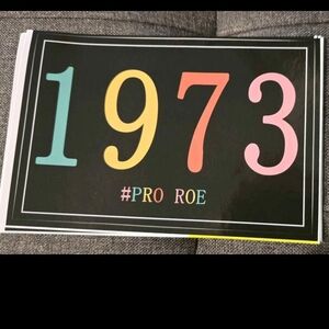 5 Pro Choice Pro Roe Stickers